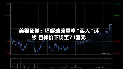 美银证券：福耀玻璃重申“买入”评级 目标价下调至71港元-第2张图片