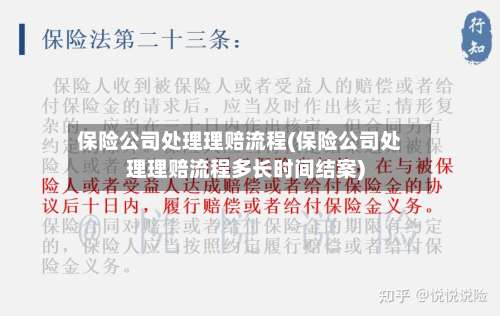 保险公司处理理赔流程(保险公司处理理赔流程多长时间结案)-第2张图片