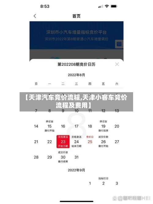 【天津汽车竞价流程,天津小客车竞价流程及费用】