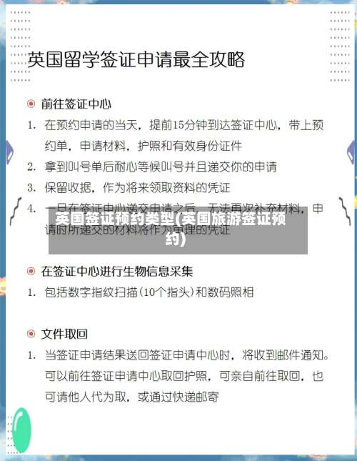 英国签证预约类型(英国旅游签证预约)-第2张图片