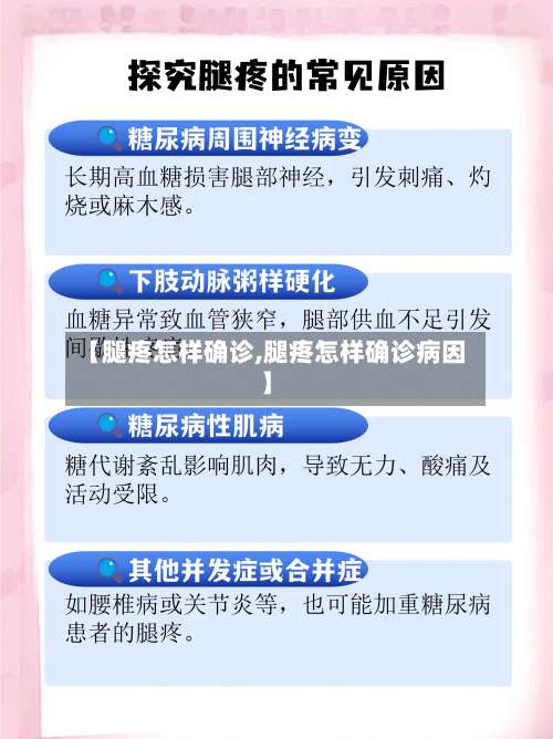 【腿疼怎样确诊,腿疼怎样确诊病因】-第2张图片