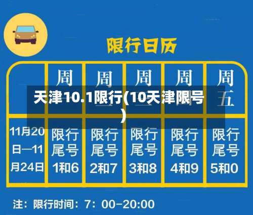 天津10.1限行(10天津限号)