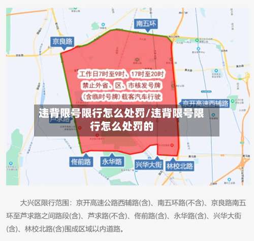 违背限号限行怎么处罚/违背限号限行怎么处罚的