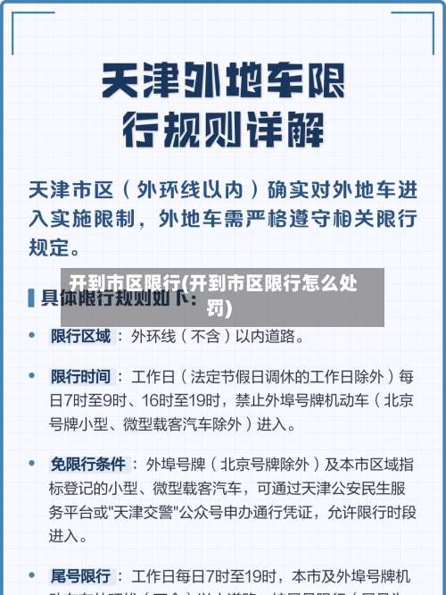 开到市区限行(开到市区限行怎么处罚)-第3张图片