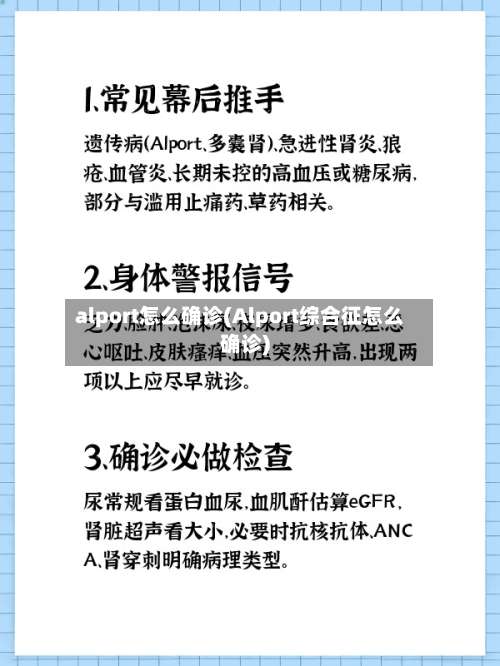 alport怎么确诊(Alport综合征怎么确诊)-第3张图片