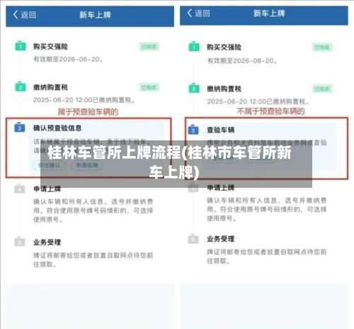 桂林车管所上牌流程(桂林市车管所新车上牌)