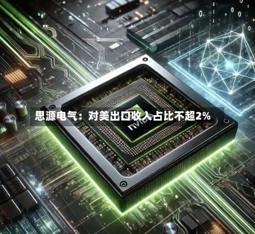 思源电气：对美出口收入占比不超2%-第2张图片