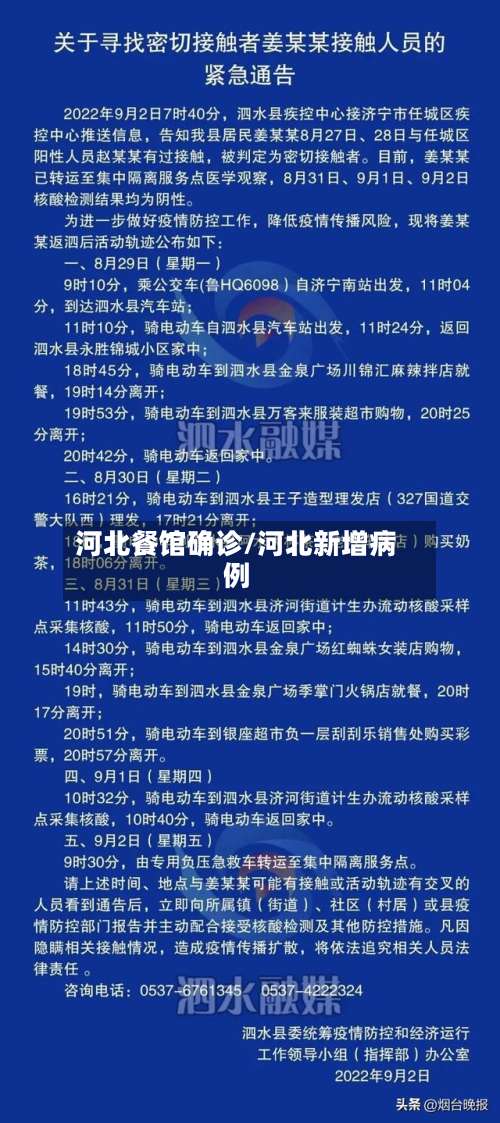 河北餐馆确诊/河北新增病例-第2张图片