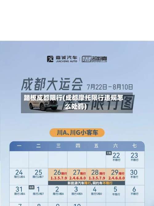 踏板成都限行(成都摩托限行违规怎么处罚)