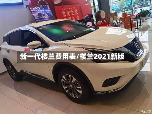 新一代楼兰费用表/楼兰2021新版-第2张图片