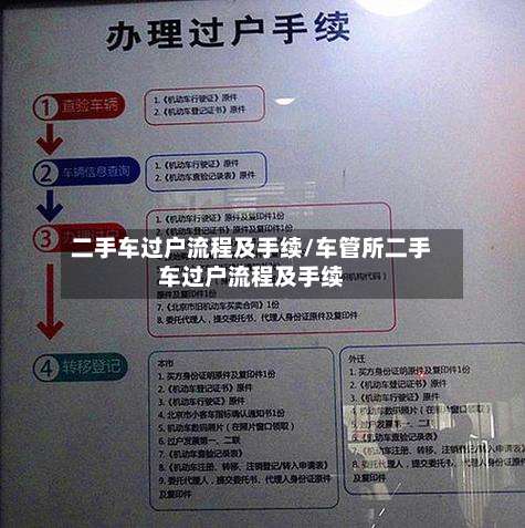 二手车过户流程及手续/车管所二手车过户流程及手续-第2张图片