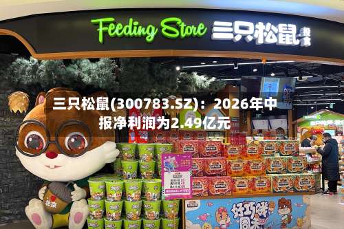 三只松鼠(300783.SZ)：2026年中报净利润为2.49亿元-第2张图片