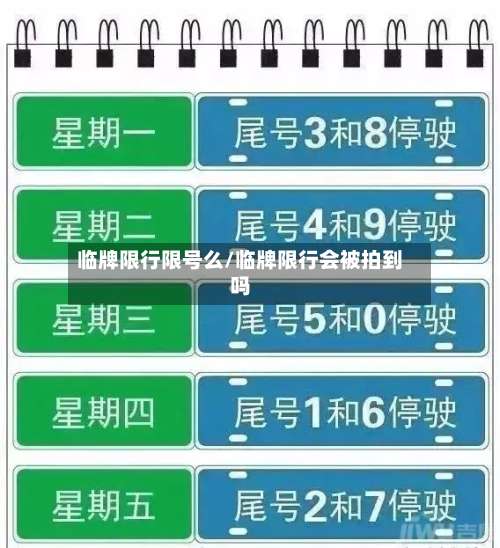 临牌限行限号么/临牌限行会被拍到吗