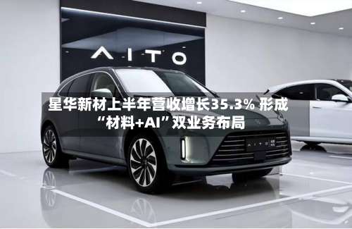 星华新材上半年营收增长35.3% 形成“材料+AI”双业务布局-第1张图片