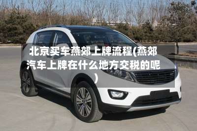 北京买车燕郊上牌流程(燕郊汽车上牌在什么地方交税的呢)