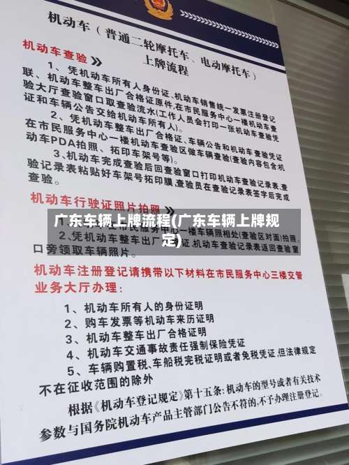 广东车辆上牌流程(广东车辆上牌规定)-第2张图片