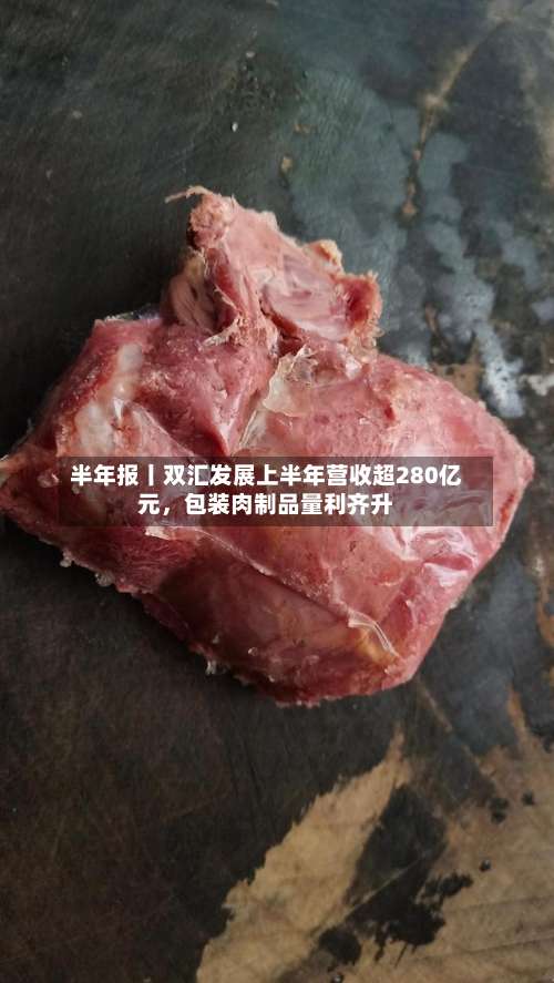 半年报丨双汇发展上半年营收超280亿元，包装肉制品量利齐升-第3张图片