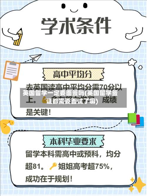 英国留学一定要面签吗(英国留学签证都需要面试了嘛)-第2张图片