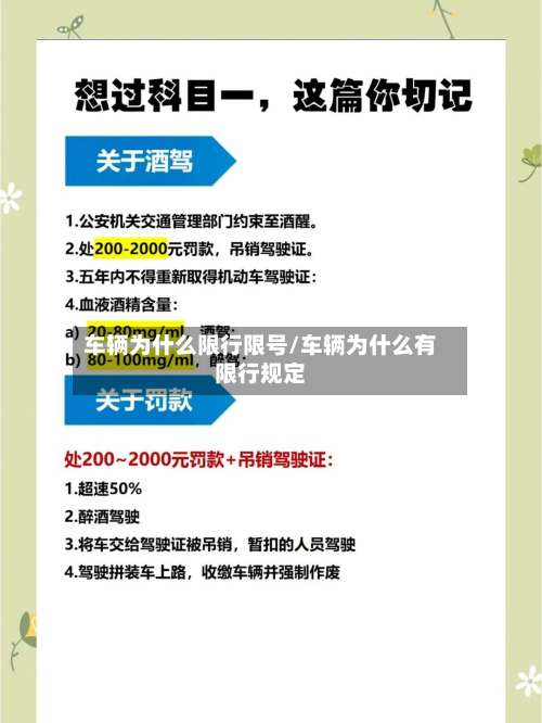 车辆为什么限行限号/车辆为什么有限行规定