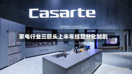 家电行业三巨头上半年经营分化加剧