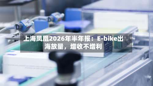 上海凤凰2026年半年报：E-bike出海放量，增收不增利