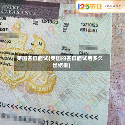英国签证面试(英国的签证面试后多久出结果)