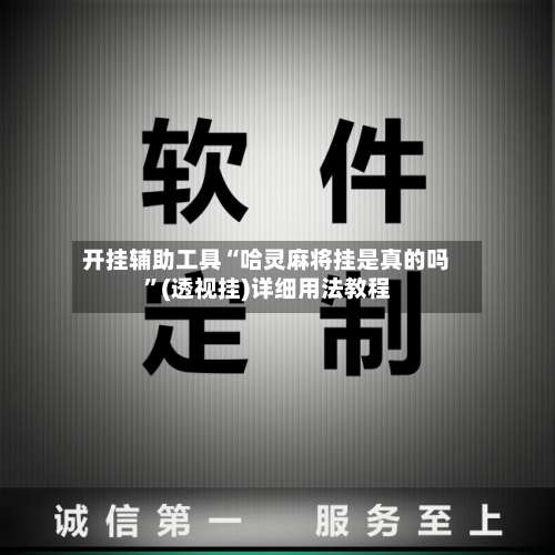 开挂辅助工具“哈灵麻将挂是真的吗”(透视挂)详细用法教程-第2张图片