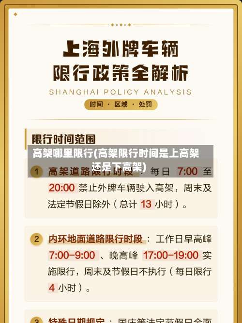 高架哪里限行(高架限行时间是上高架还是下高架)