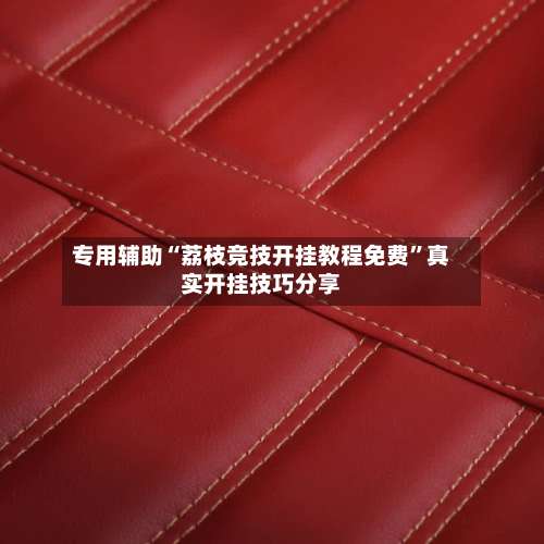 专用辅助“荔枝竞技开挂教程免费”真实开挂技巧分享