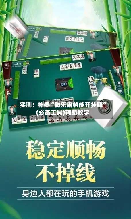 实测！神器“微乐麻将能开挂嘛”(必备工具)辅助教学-第3张图片