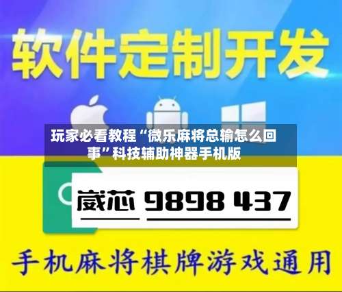 玩家必看教程“微乐麻将总输怎么回事”科技辅助神器手机版-第3张图片