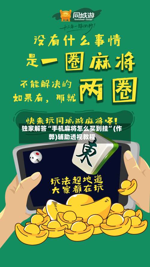 独家解答“手机麻将怎么买到挂	”(作弊)辅助透视教程-第2张图片