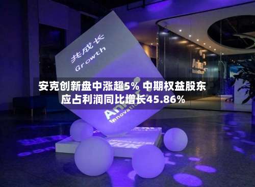安克创新盘中涨超5% 中期权益股东应占利润同比增长45.86%-第1张图片