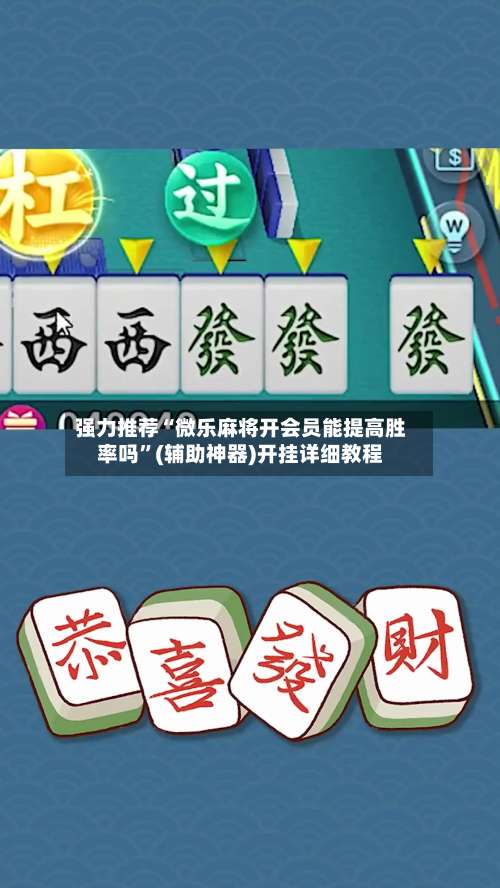 强力推荐“微乐麻将开会员能提高胜率吗	”(辅助神器)开挂详细教程-第2张图片